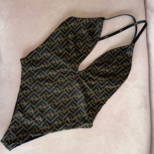 Fendi reversible one piece swimsuit